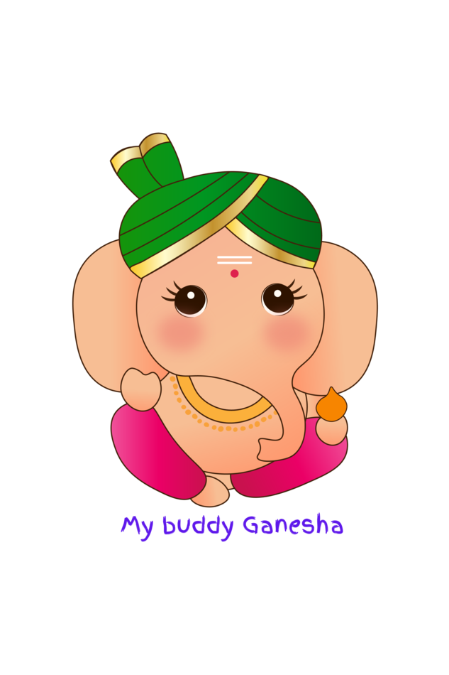 Kids Rompers Ganesh Chaturthi special Ganesha my Buddy