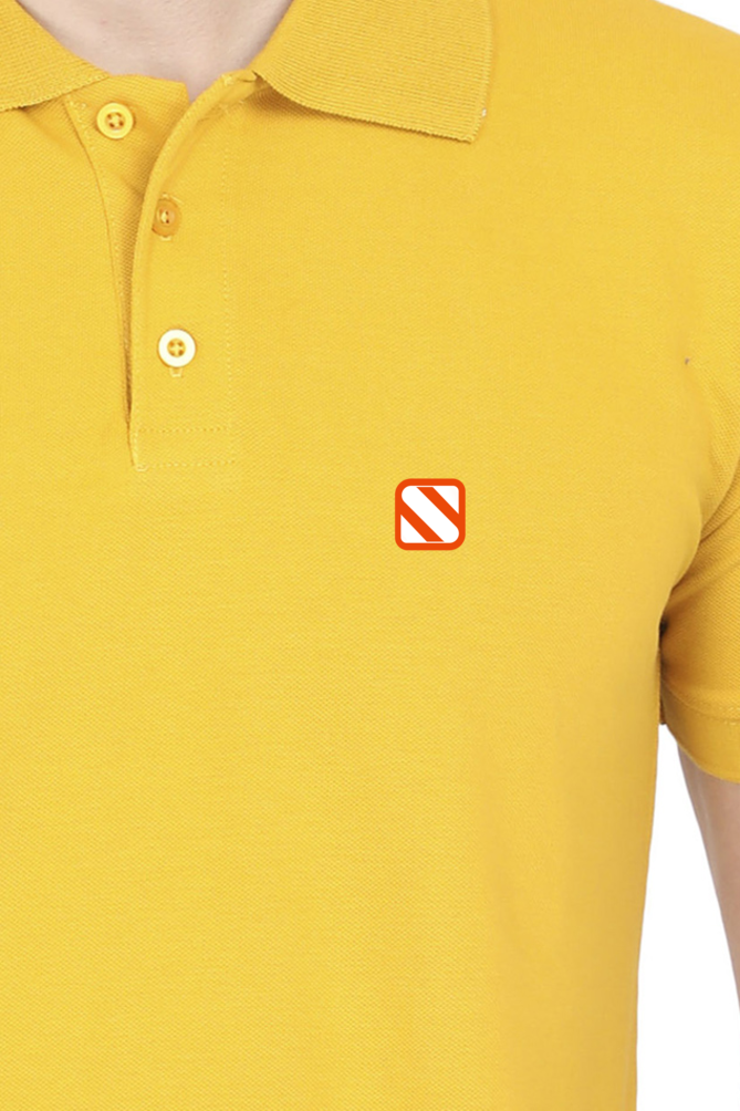 Men's Polo T-shirt Yellow colour